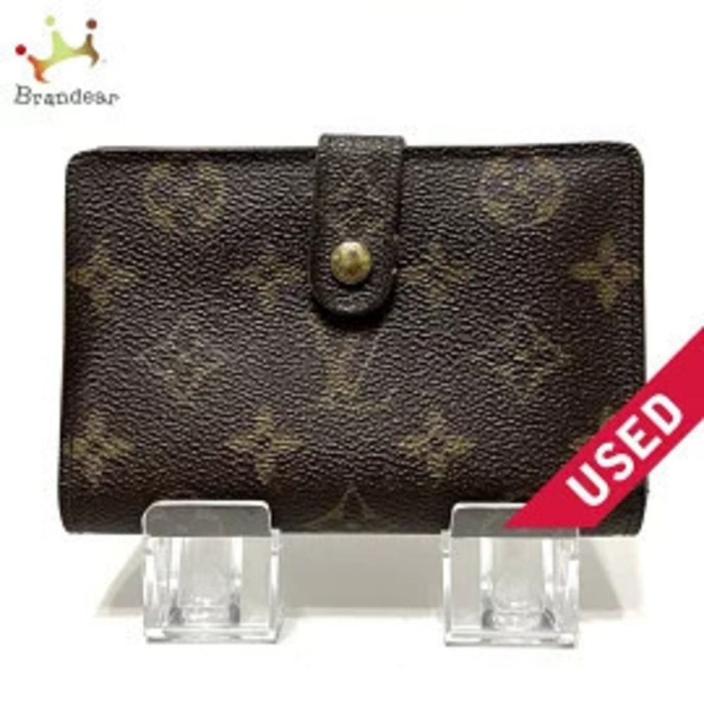 LOUIS VUITTON French Purse Bi fold Wallet Monogram Canvas